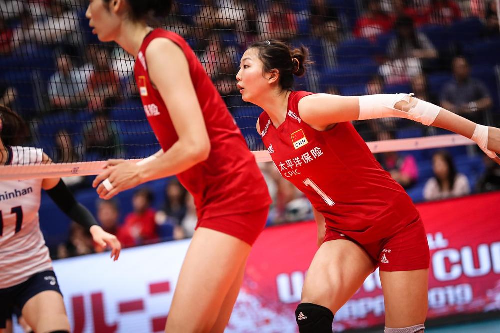 Volleyball players